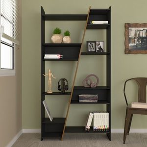 NAPLES TALL BOOKCASE WB