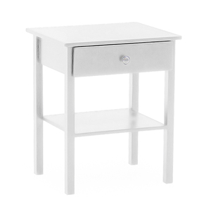 WILLOW BEDSIDE TABLE - WHITE VL