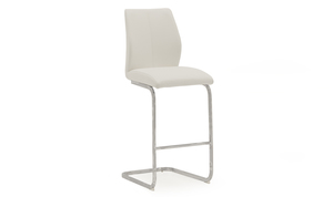 Elis Bar Chair - Chrome Leg  Blk/White/Grey VL