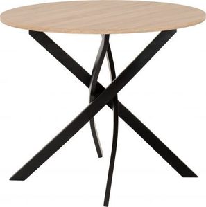 Sheldon Round Wooden Top Dining Table WB