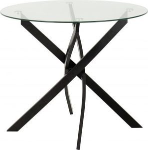 Sheldon Round Glass Top Dining Table WB